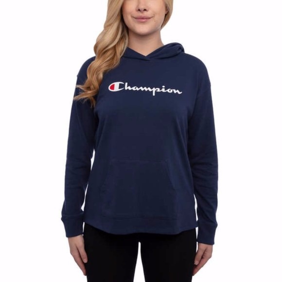 Champion Tops - NWT CHAMPION Jersey Hoodie Sweatshirt